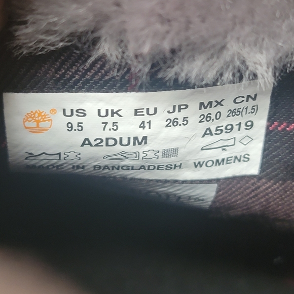 Timberland Shearling Waterproof Boots 9.5W - Picture 5 of 5